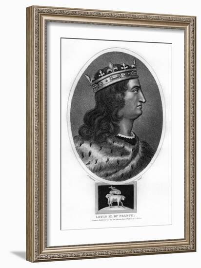 Louis IX, King of France-J Chapman-Framed Giclee Print
