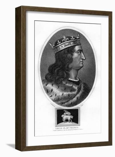 Louis IX, King of France-J Chapman-Framed Giclee Print