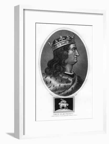 Louis IX, King of France-J Chapman-Framed Giclee Print