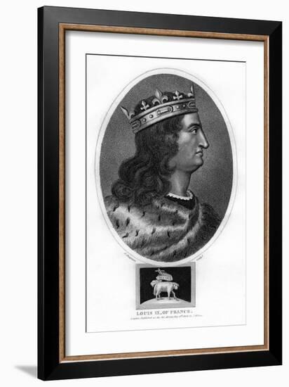 Louis IX, King of France-J Chapman-Framed Giclee Print