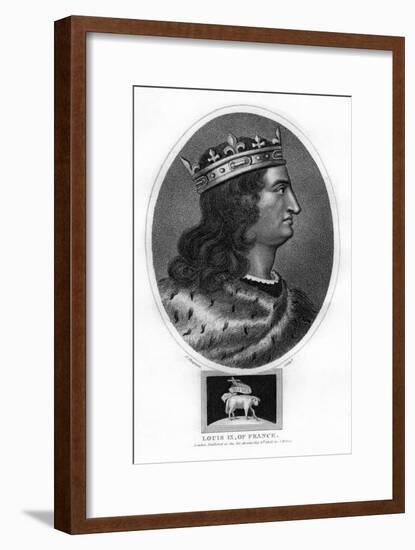 Louis IX, King of France-J Chapman-Framed Giclee Print