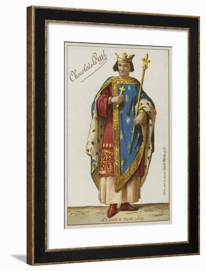 Louis IX, Saint Louis-null-Framed Giclee Print