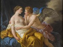 Cupid and Psyche, before 1805-Louis-Jean-François Lagrenée-Giclee Print