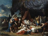 The Death of the Woman of Darius, 1785-Louis Jean Francois Lagrenee-Mounted Giclee Print
