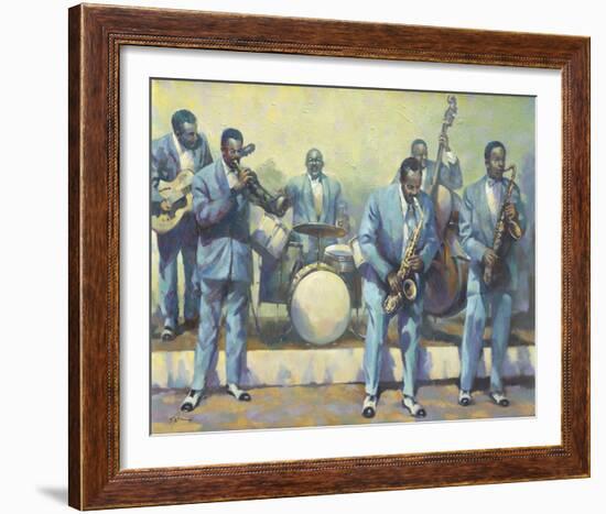 Louis Jordan's T6-Trevor Waugh-Framed Giclee Print