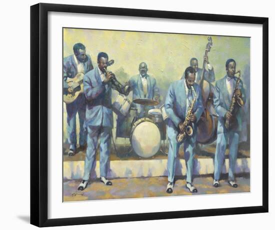 Louis Jordan's T6-Trevor Waugh-Framed Giclee Print