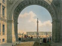 Kazan Cathedral, St. Petersburg, Printed by Lemercier, Paris, 1840s-Louis Jules Arnout-Framed Premier Image Canvas