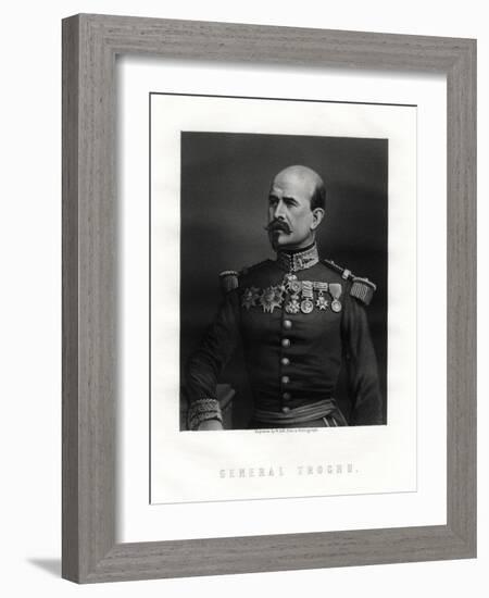 Louis Jules Trochu, French Military Leader and Politician, 19th Century-W Holl-Framed Giclee Print