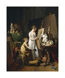 A Game of Billiards, 1807-Louis Leopold Boilly-Giclee Print