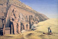 Great Temple of Ramesses II, Abu Simbel, 1846-Louis M. A. Linant de Bellefonds-Giclee Print