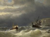 Storm in the Strait of Dover-Louis Meijer-Art Print