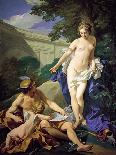 Venus with Mercury and Cupid-Louis Michel Van Loo-Framed Giclee Print
