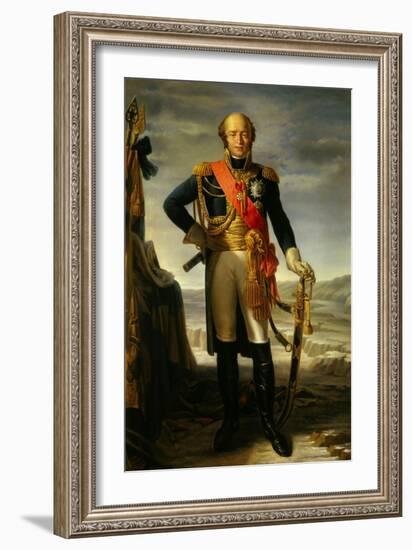 Louis Nicolas Davout, Duke of Auerstaedt, 1852-Tito Marzocchi de Bellucci-Framed Art Print