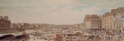 View of the Port Saint-Paul, Paris, 1782-Louis-Nicolas de Lespinasse-Giclee Print