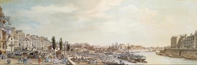 The Port au Ble and the Pont Notre-Dame, 1782-Louis-Nicolas de Lespinasse-Giclee Print