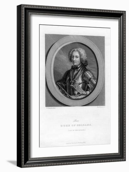 Louis of Bourbon, Duke of Orleans-J Brown-Framed Giclee Print