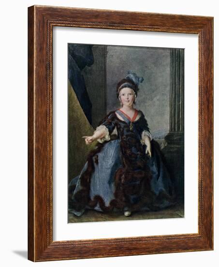 Louis of France, 1754-Jean-Marc Nattier-Framed Giclee Print