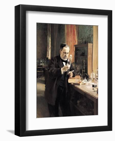 Louis Pasteur (1822-95) in His Laboratory, 1885-Albert Edelfelt-Framed Giclee Print