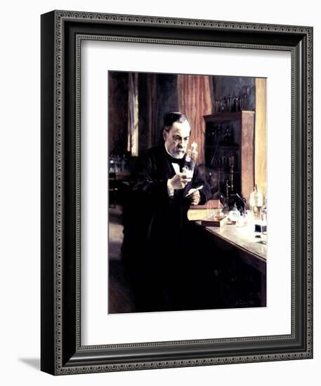 Louis Pasteur, 1885-Albert Edelfelt-Framed Giclee Print