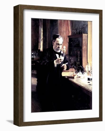 Louis Pasteur, 1885-Albert Edelfelt-Framed Premium Giclee Print