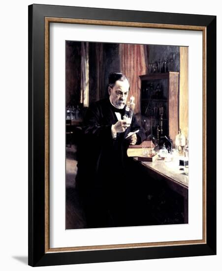 Louis Pasteur, 1885-Albert Edelfelt-Framed Giclee Print