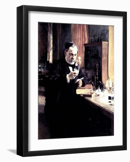 Louis Pasteur, 1885-Albert Edelfelt-Framed Giclee Print