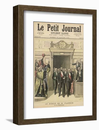 Louis Pasteur French Chemist and Microbiologist Honoured at the Sorbonne-Henri Meyer-Framed Photographic Print