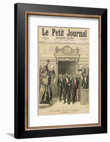 Louis Pasteur French Chemist and Microbiologist Honoured at the Sorbonne-Henri Meyer-Framed Photographic Print