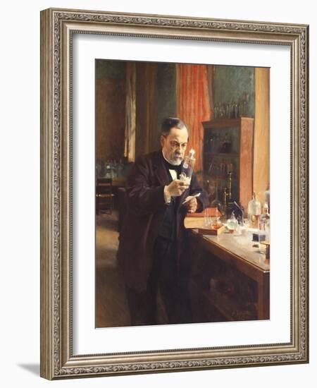 Louis Pasteur-Albert Gustaf Aristides Edelfelt-Framed Giclee Print