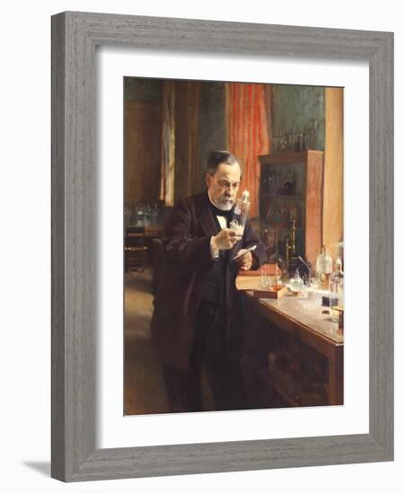 Louis Pasteur-Albert Gustaf Aristides Edelfelt-Framed Giclee Print