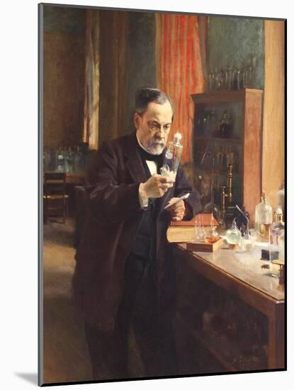 Louis Pasteur-Albert Gustaf Aristides Edelfelt-Mounted Giclee Print