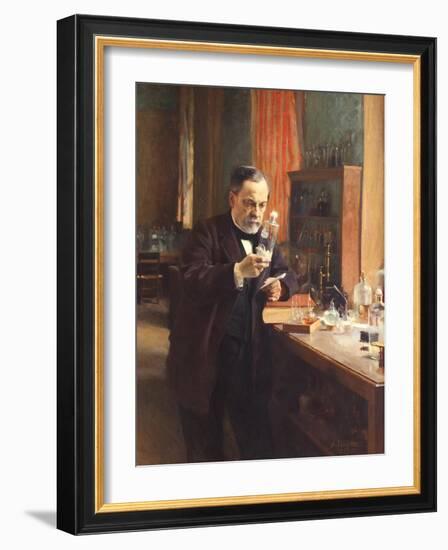 Louis Pasteur-Albert Gustaf Aristides Edelfelt-Framed Giclee Print