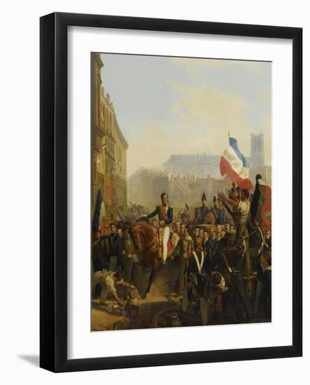 Louis Philippe, duc d'Orléans (futur roi Louis-Philippe) , lieutenant génér-Eloi Firmin Feron-Framed Giclee Print