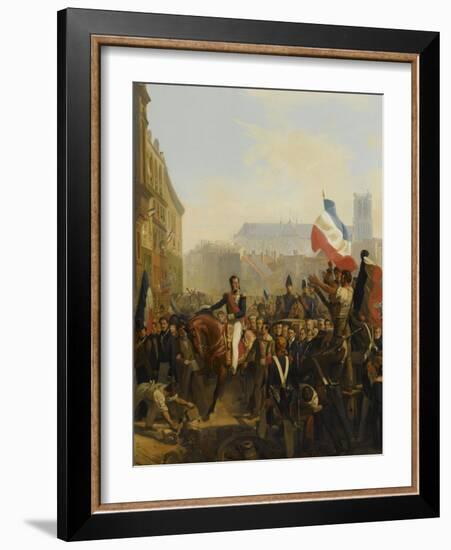 Louis Philippe, duc d'Orléans (futur roi Louis-Philippe) , lieutenant génér-Eloi Firmin Feron-Framed Giclee Print