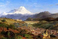 Street View of Guayaquil, Ecuador, 1859-Louis Remy Mignot-Giclee Print