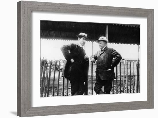 Louis Renault and Henri Brasier, 1908-null-Framed Photographic Print