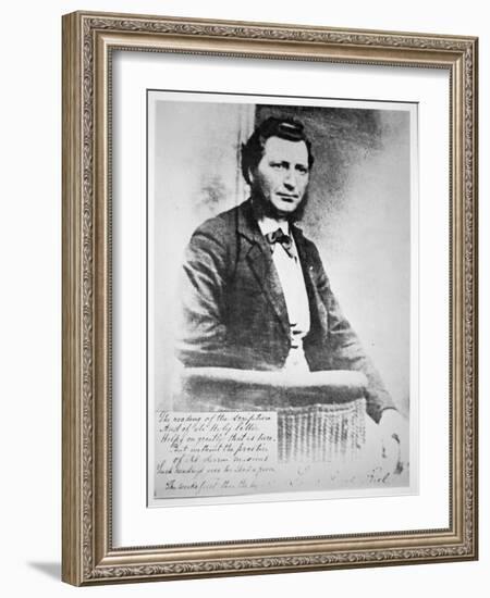 Louis Riel-Canadian Photographer-Framed Giclee Print