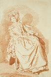 Study of a Seated Lady-Louis Rolland Trinquesse-Giclee Print