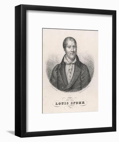 Louis Spohr, German Musician-null-Framed Art Print