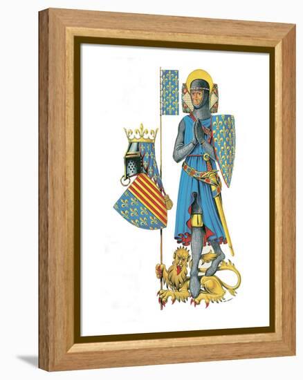 Louis the Ninth, Leader of the Last Two Crusades and One of the Greatest Kings of France-Escott-Framed Premier Image Canvas