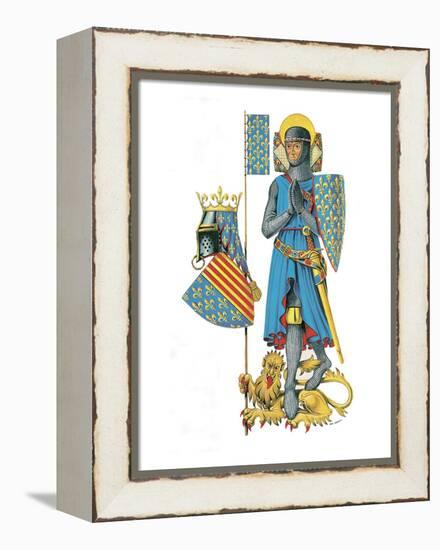 Louis the Ninth, Leader of the Last Two Crusades and One of the Greatest Kings of France-Escott-Framed Premier Image Canvas