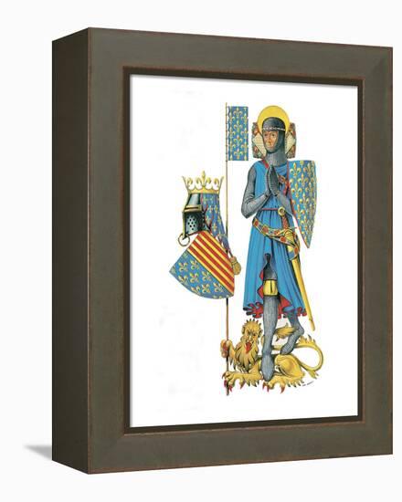 Louis the Ninth, Leader of the Last Two Crusades and One of the Greatest Kings of France-Escott-Framed Premier Image Canvas