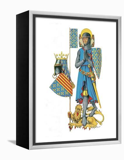 Louis the Ninth, Leader of the Last Two Crusades and One of the Greatest Kings of France-Escott-Framed Premier Image Canvas