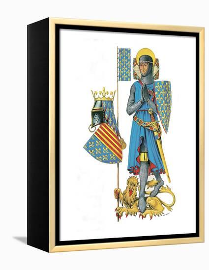 Louis the Ninth, Leader of the Last Two Crusades and One of the Greatest Kings of France-Escott-Framed Premier Image Canvas
