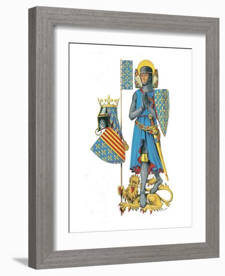 Louis the Ninth, Leader of the Last Two Crusades and One of the Greatest Kings of France-Escott-Framed Giclee Print