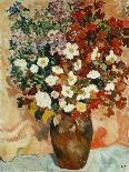 Anemones and Mimosa, 1943 (Oil on Board)-Louis Valtat-Giclee Print