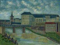 Notre-Dame (South Side), C.1933 (Oil on Canvas)-Louis Vivin-Giclee Print