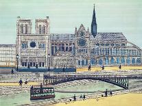 Institution Saint Marie, Belfort (Oil on Canvas)-Louis Vivin-Giclee Print