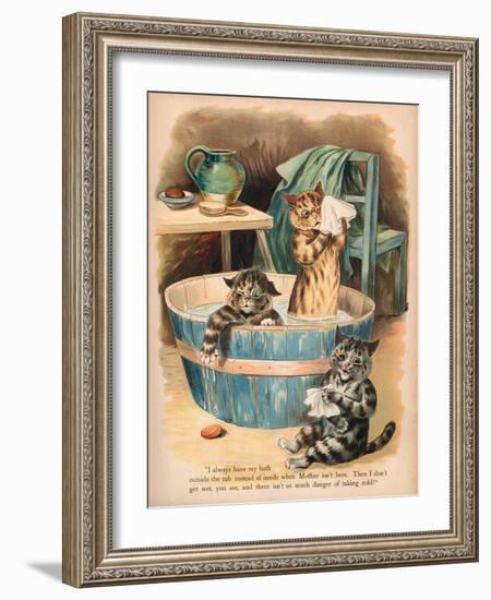 Louis Wain Cats-Louis Wain-Framed Giclee Print