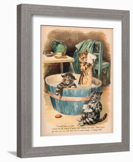 Louis Wain Cats-Louis Wain-Framed Giclee Print